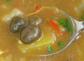 ムカゴカレースープ　